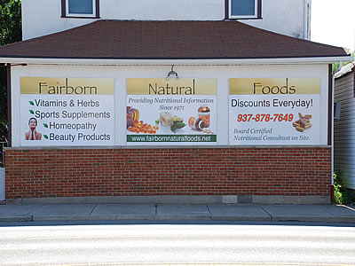 Fairborn NAtural Foods Signs